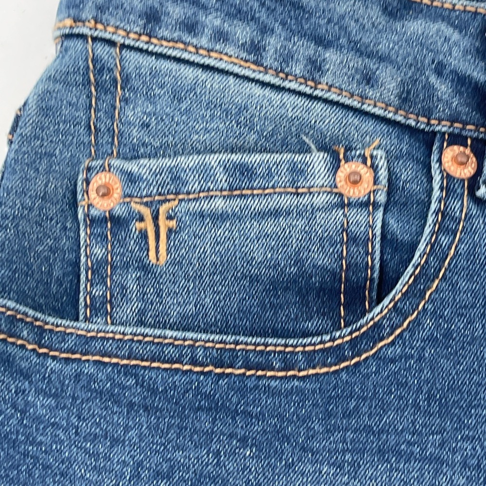 Frye Womens Jeans Size 4/27 Blue Denim High Rise Straight Leg Casual - Picture 4 of 10
